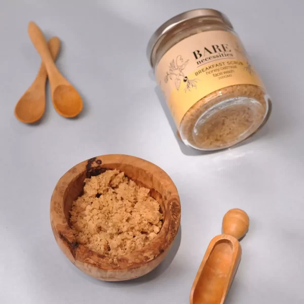 Breakfast Scrub: Honey Oatmeal Face Wash [Natural + Zero Waste] - Image 3