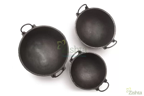 Cast Iron Kadai Combo