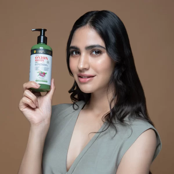 Herbal Onion Biotin Shampoo for Thick and Silky Smooth Hair - Image 2