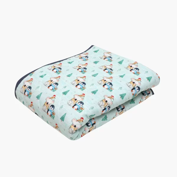 Wintertime Wonders - Muslin Quilt for newborn babies to 5 years - Image 4